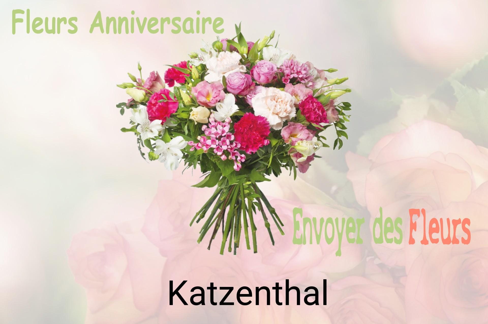 Bouquet de fleurs d’anniversaire livré à Katzenthal
