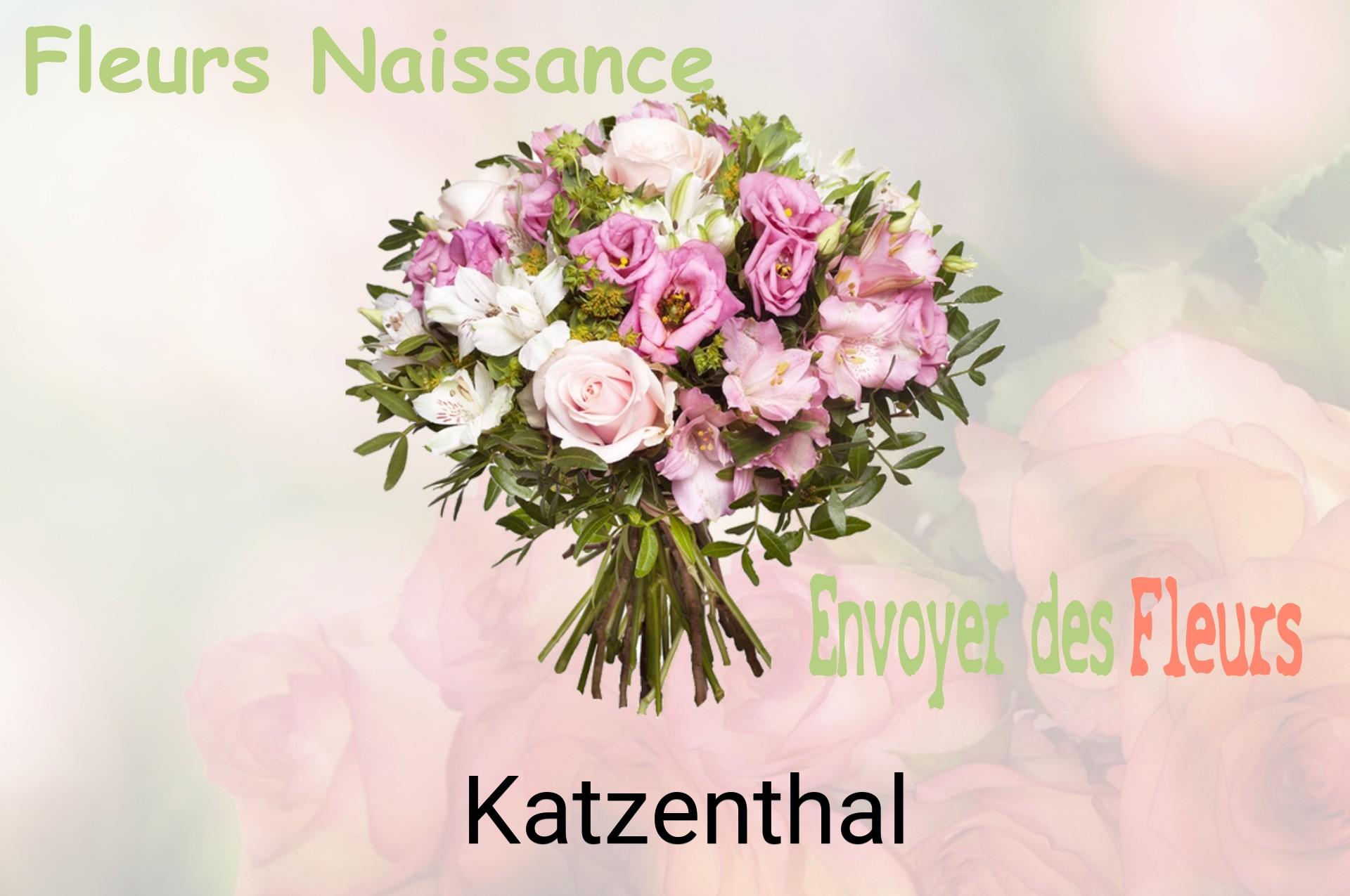 Bouquet de fleurs de naissance livré à Katzenthal